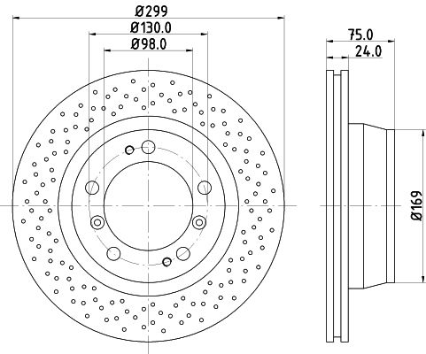 HELLA PAGID Jarrulevy 8DD 355 121-811